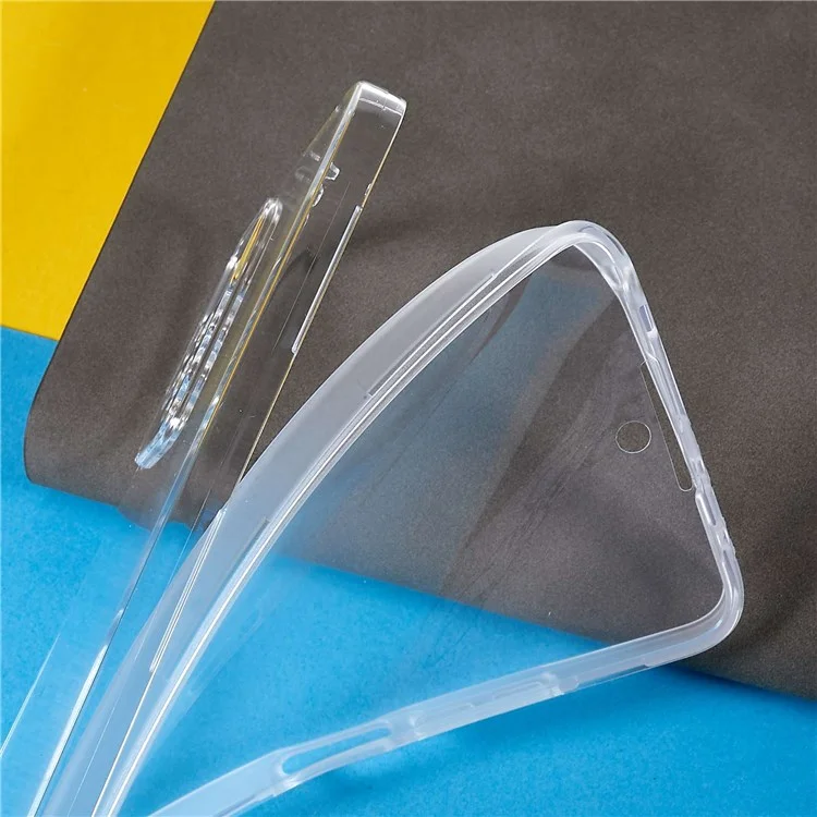 For Xiaomi Redmi Note 11 Pro 4G (MediaTek)/Note 11 Pro 5G (Qualcomm) Clear Anti-fall Full Protection TPU + PET + Acrylic Detachable 2-in-1 Phone Hybrid Case-Cellmalls