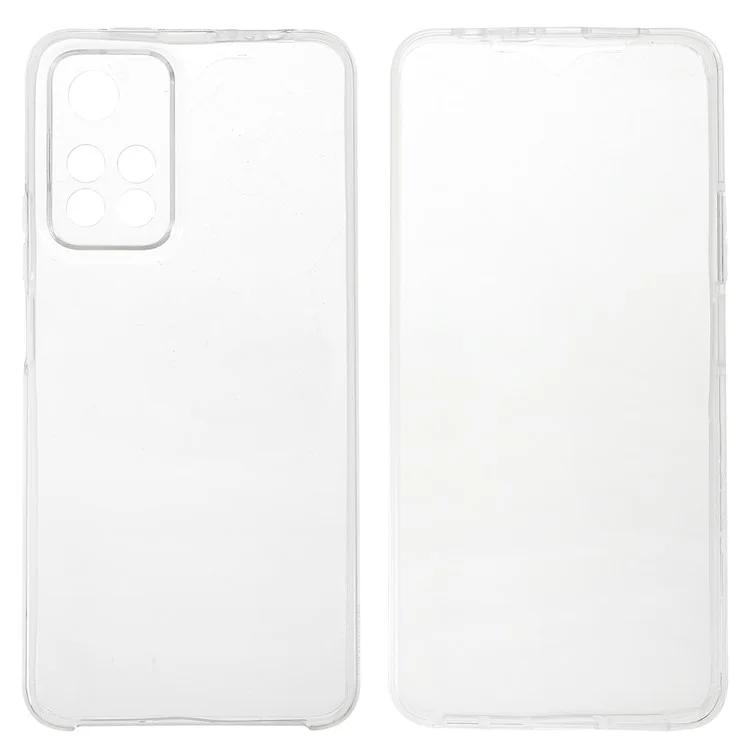 Detachable 2-in-1 Hard PC +PET Front Cover+TPU Edge Hybrid Phone Case Full Protection Phone Shell for Xiaomi Redmi Note 11 Pro 5G (China) (MediaTek)/Note 11 Pro+ 5G-Cellmalls