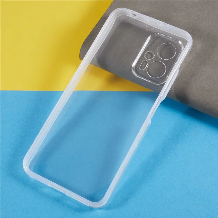 For Xiaomi Redmi Note 11T Pro 5G / Note 11T Pro+ 5G / Poco X4 GT 5G / Redmi K50i 5G Detachable Clear Phone Case PET + TPU + Acrylic Full Protection Cover-Cellmalls