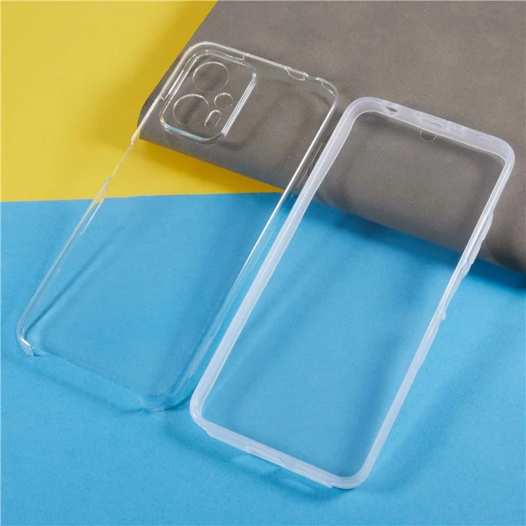 For Xiaomi Redmi Note 11T Pro 5G / Note 11T Pro+ 5G / Poco X4 GT 5G / Redmi K50i 5G Detachable Clear Phone Case PET + TPU + Acrylic Full Protection Cover-Cellmalls