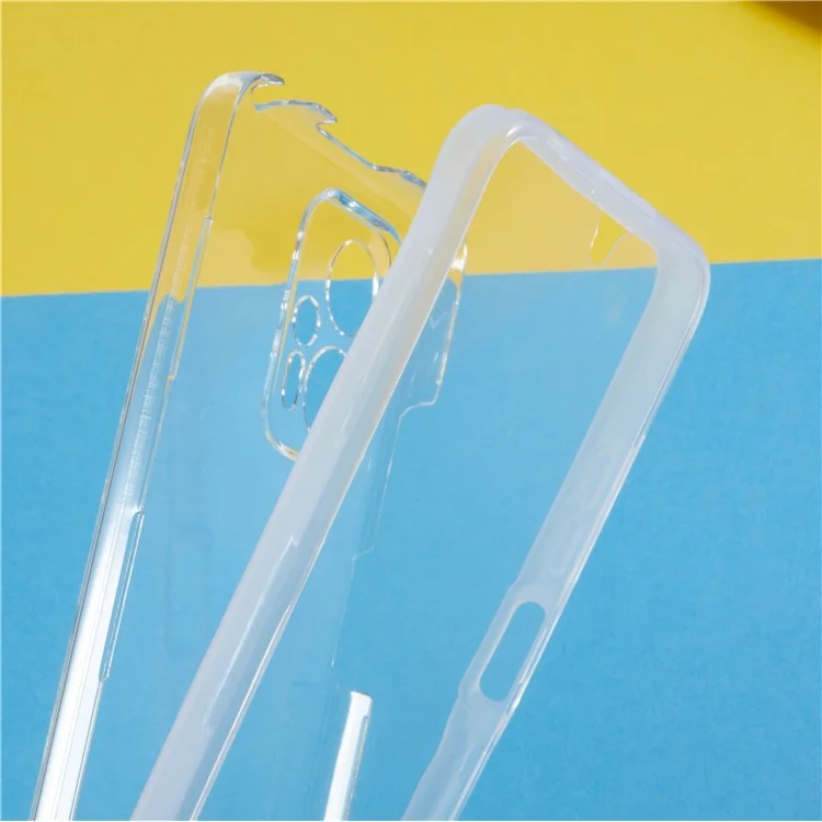 For Xiaomi Redmi Note 11T Pro 5G / Note 11T Pro+ 5G / Poco X4 GT 5G / Redmi K50i 5G Detachable Clear Phone Case PET + TPU + Acrylic Full Protection Cover-Cellmalls