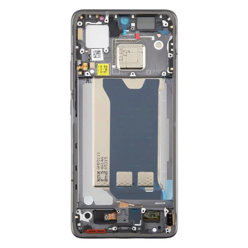 For Xiaomi Redmi K80 5G OEM Grade S OLED Screen and Digitizer Assembly + Frame (Without Logo) - Black-Cellmalls