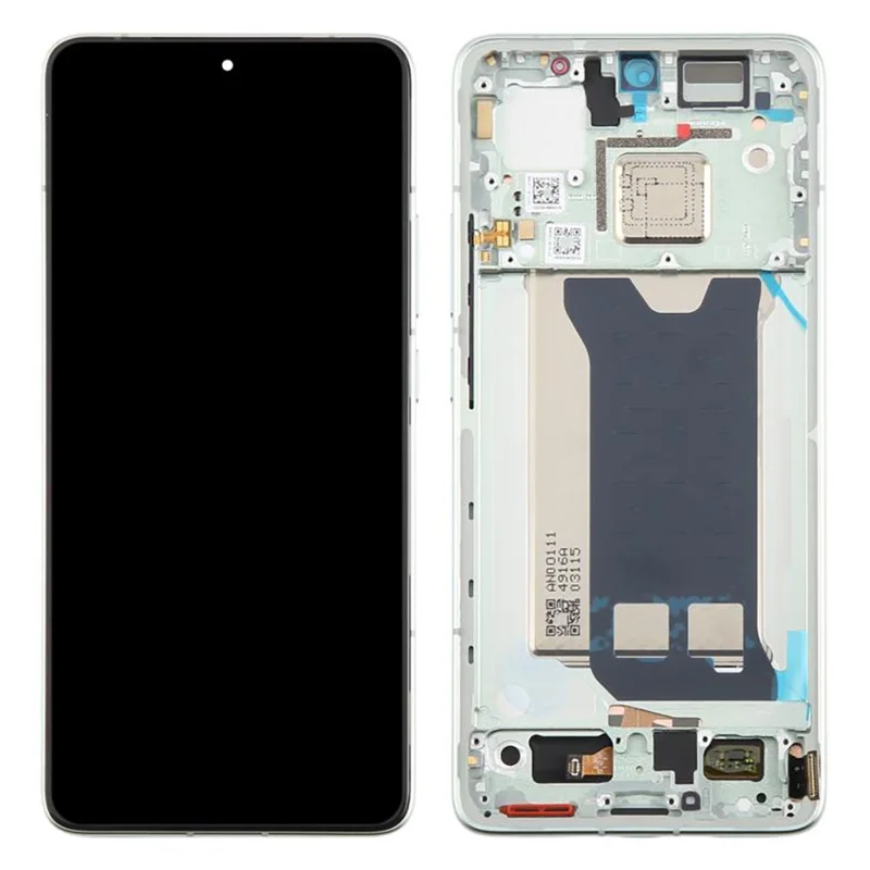 For Xiaomi Redmi K80 5G OEM Grade S OLED Screen and Digitizer Assembly + Frame (Without Logo) - Black-Cellmalls
