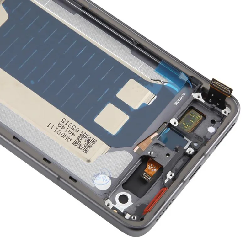 For Xiaomi Redmi K80 5G OEM Grade S OLED Screen and Digitizer Assembly + Frame (Without Logo) - Black-Cellmalls