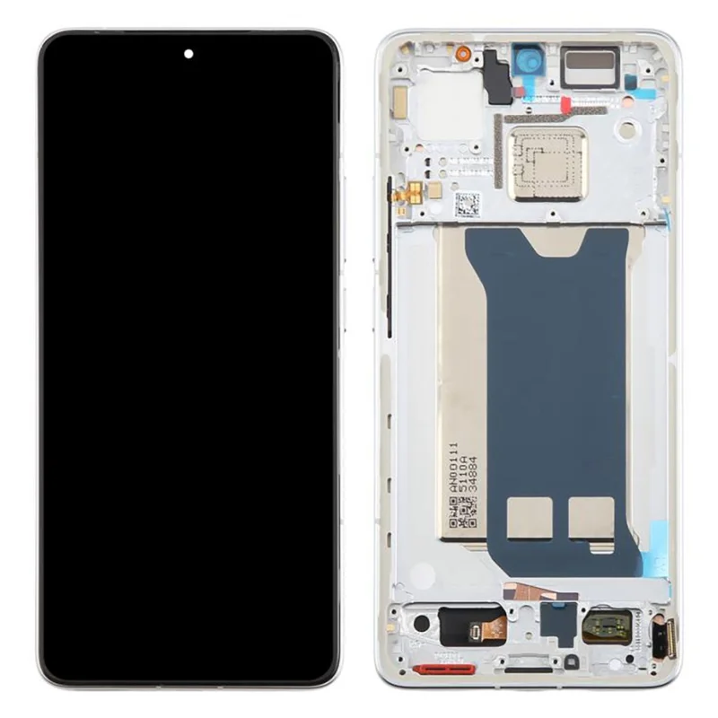 For Xiaomi Redmi K80 5G OEM Grade S OLED Screen and Digitizer Assembly + Frame (Without Logo) - Black-Cellmalls
