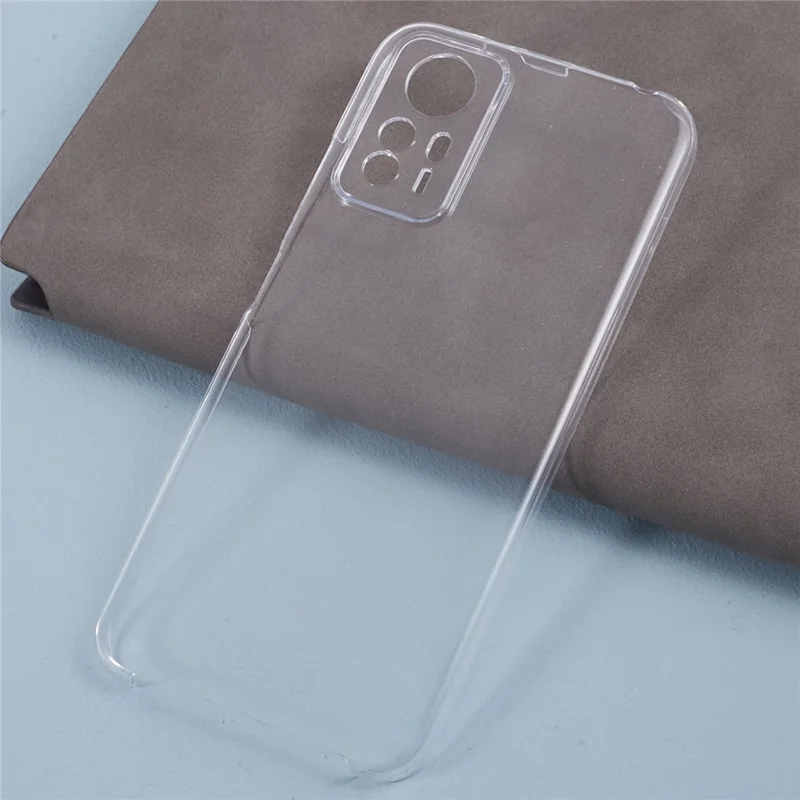 For Xiaomi Redmi Note 12S 4G Clear Case Acrylic Back + PET Front Cover with TPU Frame-Cellmalls