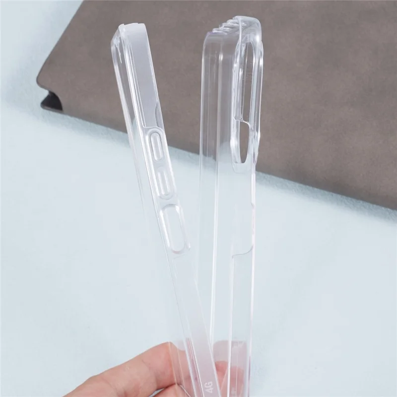 Phone Case for Xiaomi Redmi Note 13 4G Shell Acrylic Back + PET Front Cover with TPU Frame-Cellmalls