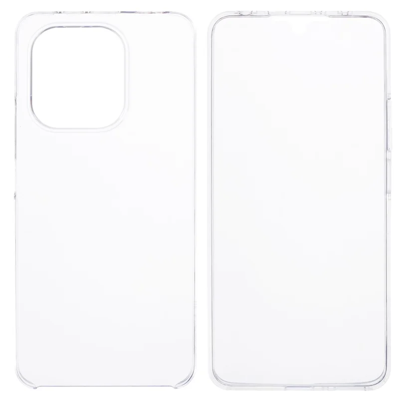 Phone Case for Xiaomi Redmi Note 13 4G Shell Acrylic Back + PET Front Cover with TPU Frame-Cellmalls