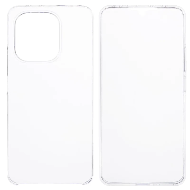 Phone Case for Xiaomi Redmi Note 13 4G Shell Acrylic Back + PET Front Cover with TPU Frame-Cellmalls