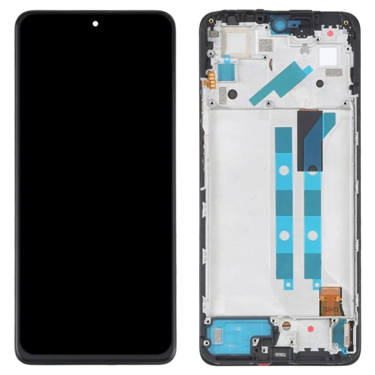 For Xiaomi Redmi Note 11 Pro 4G (MediaTek) / Note 11E Pro 5G / Note 11 Pro+ 5G / Note 11 Pro 5G (Qualcomm) / Poco X4 Pro 5G Grade S OEM AMOLED Screen and Digitizer Assembly + Frame Part (without Logo)-Cellmalls