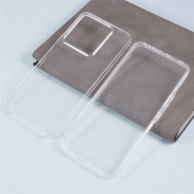 For Xiaomi Redmi Note 13 Pro 5G Clear Phone Case Acrylic + TPU Shockproof Back Cover with PET Film-Cellmalls