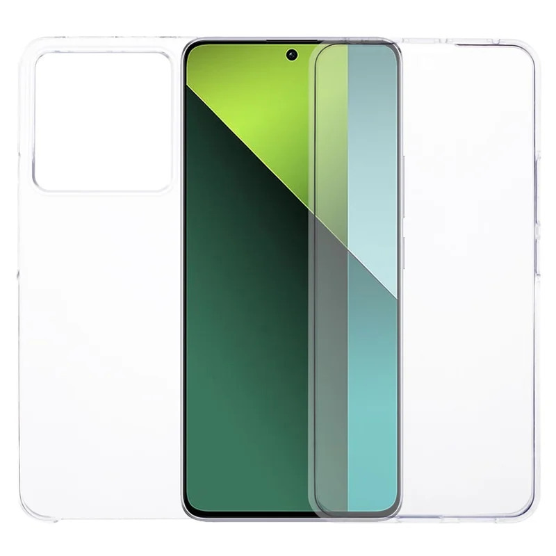 For Xiaomi Redmi Note 13 Pro 5G Clear Phone Case Acrylic + TPU Shockproof Back Cover with PET Film-Cellmalls