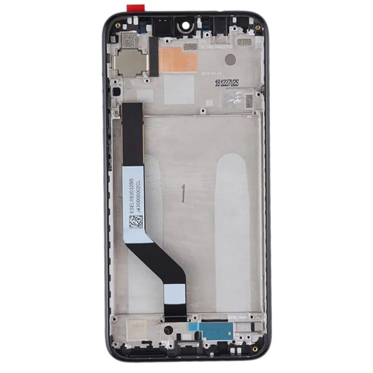 For Xiaomi Redmi Note 7 / Note 7 Pro (India) Grade S OEM LCD Screen and Digitizer Assembly + Frame Part (without Logo) - Black-Cellmalls