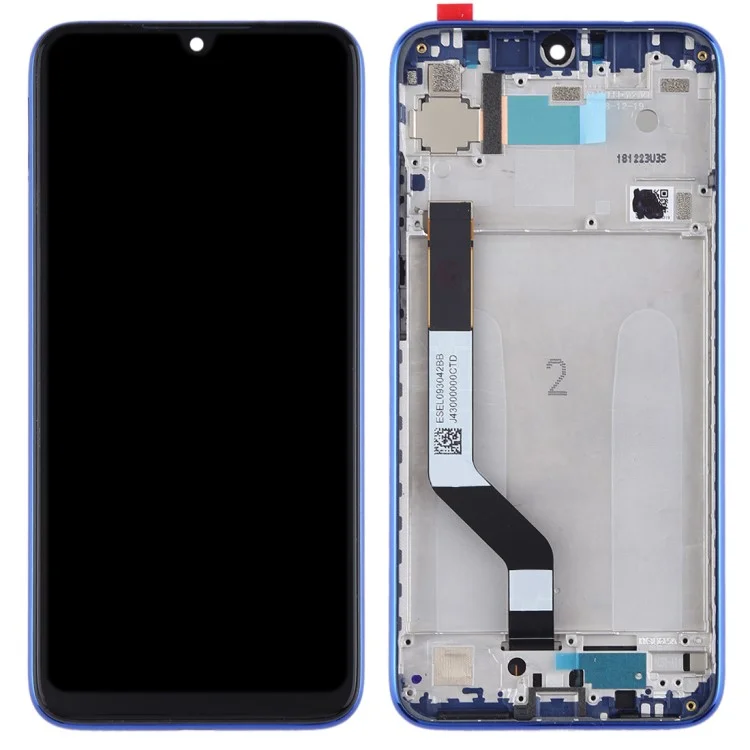 For Xiaomi Redmi Note 7 / Note 7 Pro (India) Grade S OEM LCD Screen and Digitizer Assembly + Frame Part (without Logo) - Black-Cellmalls