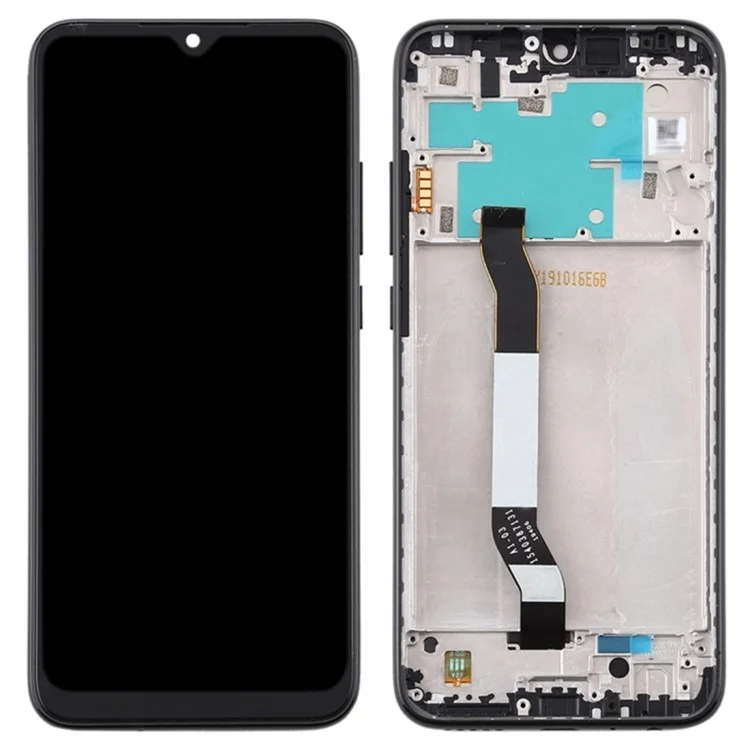 For Xiaomi Redmi Note 8 Grade S OEM LCD Screen and Digitizer Assembly + Frame Part (without Logo) - Black-Cellmalls