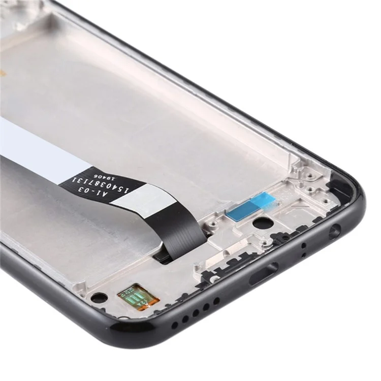 For Xiaomi Redmi Note 8 Grade S OEM LCD Screen and Digitizer Assembly + Frame Part (without Logo) - Black-Cellmalls