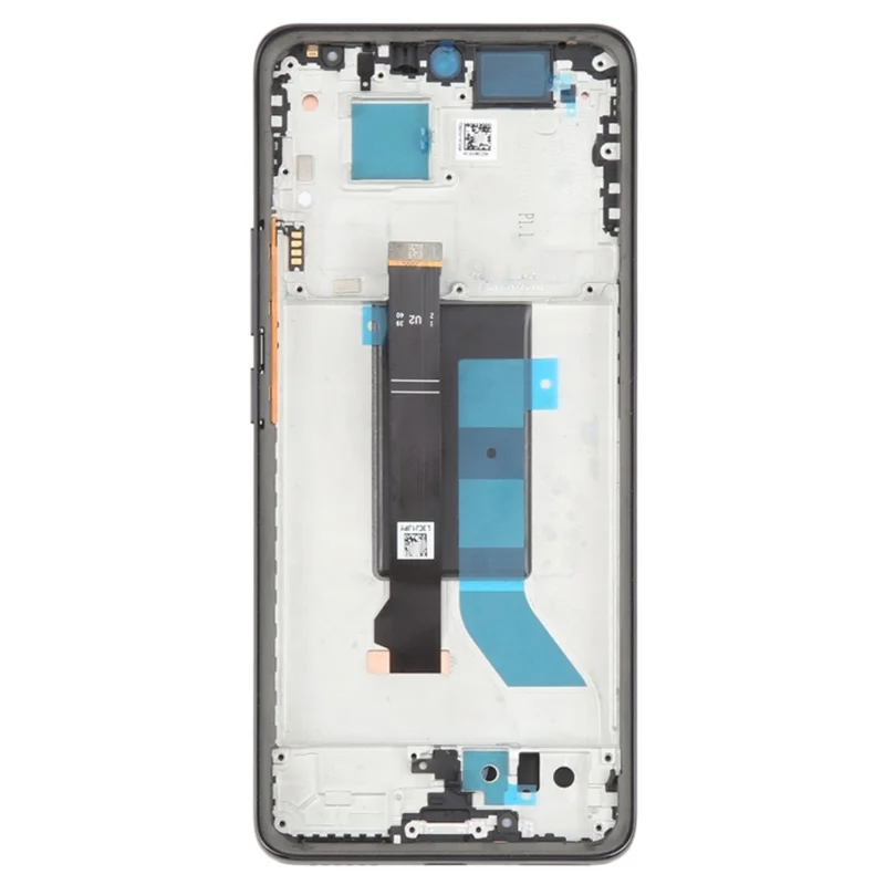 For Xiaomi Redmi Note 14 Pro 5G / Poco X7 5G OEM Grade S AMOLED Screen and Digitizer Assembly + Frame (Without Logo) - Black-Cellmalls