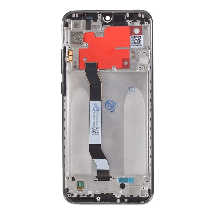 For Xiaomi Redmi Note 8T Grade S OEM LCD Screen and Digitizer Assembly + Frame Replacement Part (without Logo) - Black-Cellmalls