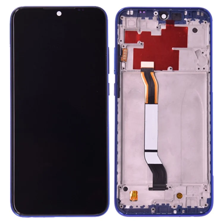For Xiaomi Redmi Note 8T Grade S OEM LCD Screen and Digitizer Assembly + Frame Replacement Part (without Logo) - Black-Cellmalls
