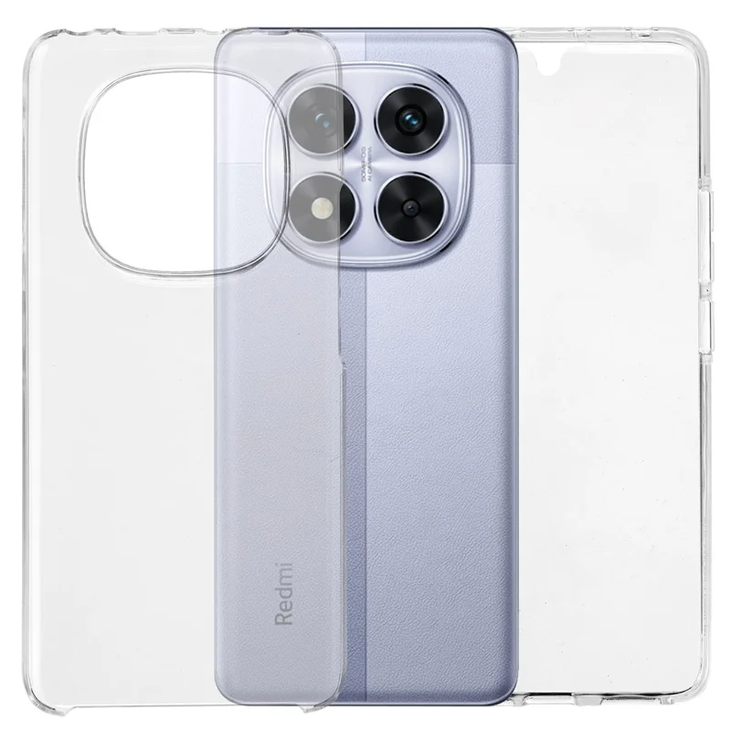 For Xiaomi Redmi Note 14 Pro+ 5G / 14 Pro 5G / Poco X7 5G Case TPU Frame Clear Acrylic Back Phone Cover with PET Film-Cellmalls