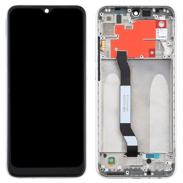 For Xiaomi Redmi Note 8T Grade S OEM LCD Screen and Digitizer Assembly + Frame Replacement Part (without Logo) - Black-Cellmalls
