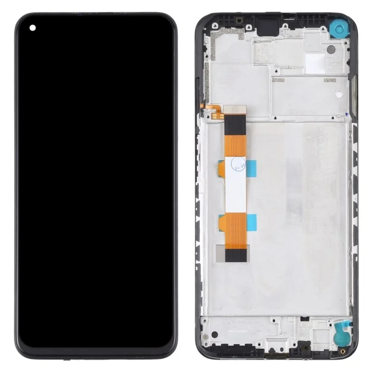 For Xiaomi Redmi Note 9 5G/Redmi Note 9T 5G M2007J22C Grade S OEM LCD Screen and Digitizer Assembly + Frame Replace Part (without Logo)-Cellmalls
