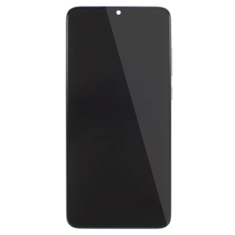 For Xiaomi Redmi Note 8 Pro Grade S OEM LCD Screen and Digitizer Assembly + Frame Part (without Logo) - Silver-Cellmalls