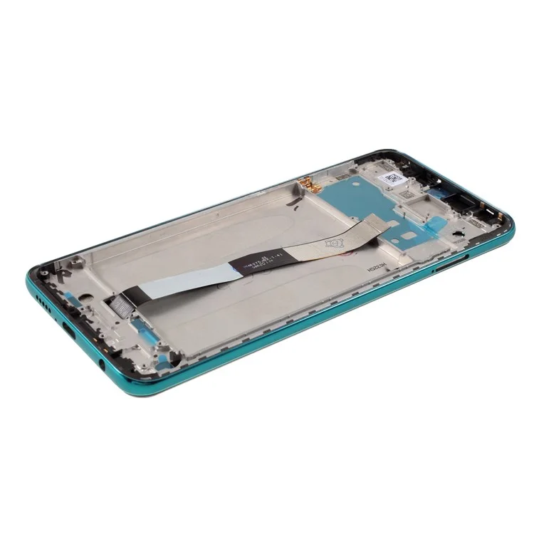For Xiaomi Redmi Note 9S/Note 9 Pro Grade S LCD Screen and Digitizer Assembly + Frame Replace Part (without Logo) - Blue-Cellmalls