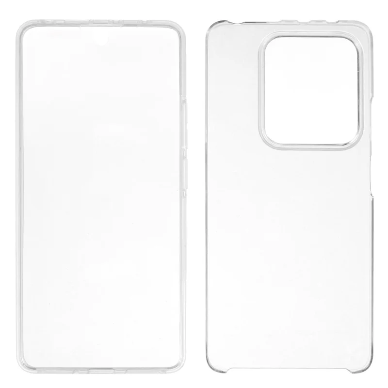 Clear Case for Xiaomi Redmi Note 14S 4G / Note 13 Pro 4G TPU Frame Acrylic Back Phone Cover with PET Film-Cellmalls