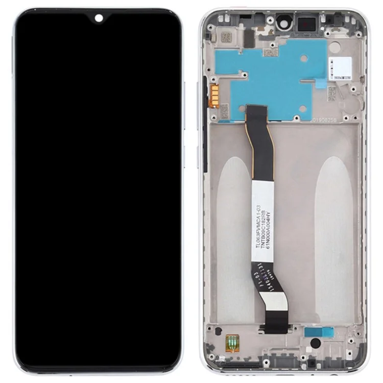 For Xiaomi Redmi Note 8 Grade S OEM LCD Screen and Digitizer Assembly + Frame Part (without Logo) - Black-Cellmalls