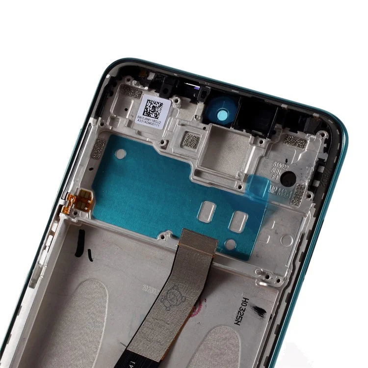For Xiaomi Redmi Note 9S/Note 9 Pro Grade S LCD Screen and Digitizer Assembly + Frame Replace Part (without Logo) - Blue-Cellmalls