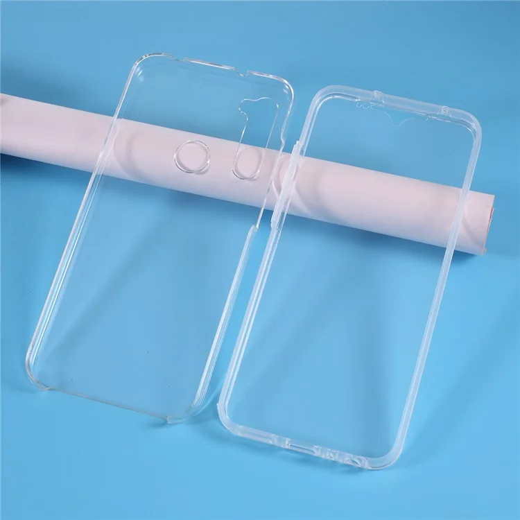 Detachable 2-in-1 Clear Hybrid Phone Case for Xiaomi Redmi Note 8T-Cellmalls