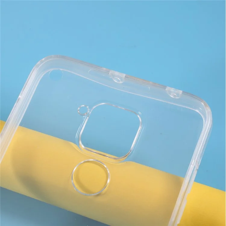 Hybrid PET+TPU+Acrylic Clear Full Coverage Case Accessory for Xiaomi Redmi Note 9-Cellmalls