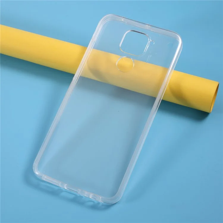 Hybrid PET+TPU+Acrylic Clear Full Coverage Case Accessory for Xiaomi Redmi Note 9-Cellmalls