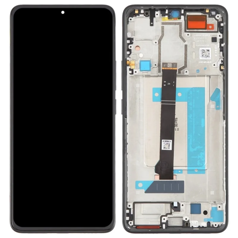 For Xiaomi Redmi Turbo 3 5G / Poco F6 5G OEM Grade S AMOLED Screen and Digitizer Assembly + Frame (Without Logo) - Black-Cellmalls