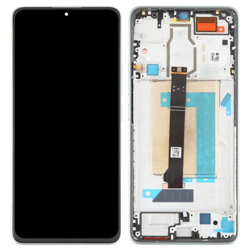 For Xiaomi Redmi Turbo 3 5G / Poco F6 5G OEM Grade S AMOLED Screen and Digitizer Assembly + Frame (Without Logo) - Black-Cellmalls