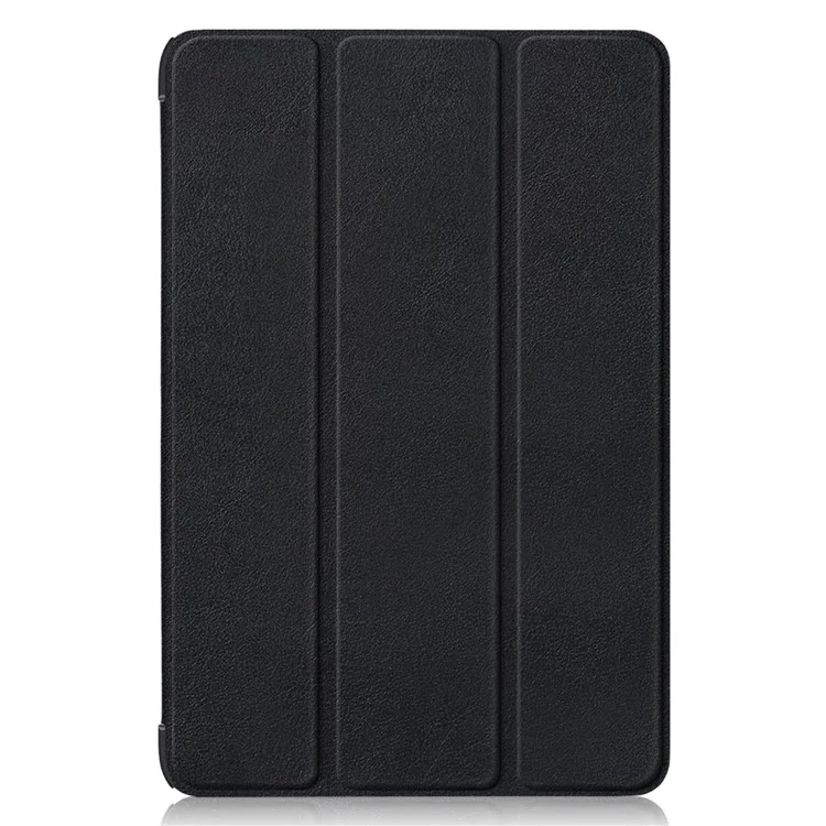 For Huawei MatePad 11 (2023) Tri-fold Stand Tablet Case PU Leather Tablet Cover with Auto Wake / Sleep - Black-Cellmalls