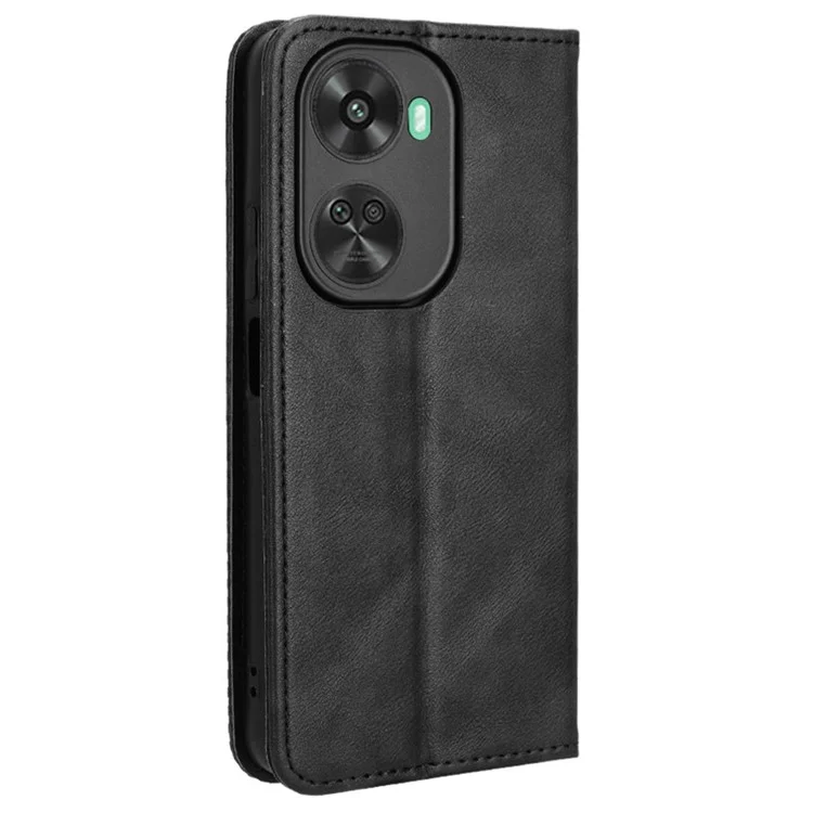 For Huawei nova 11 SE / nova 12 SE 4G Case Magnetic Auto Closing Wallet Stand Phone Cover - Black-Cellmalls