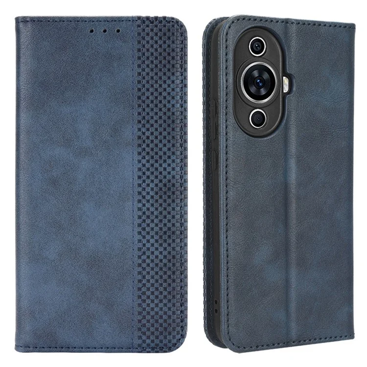 For Huawei nova 11 / nova 12s 4G / nova 12 Lite 4G Stand Wallet Cell Phone Case Anti-Scratch Magnetic Retro PU Leather Cover - Brown-Cellmalls