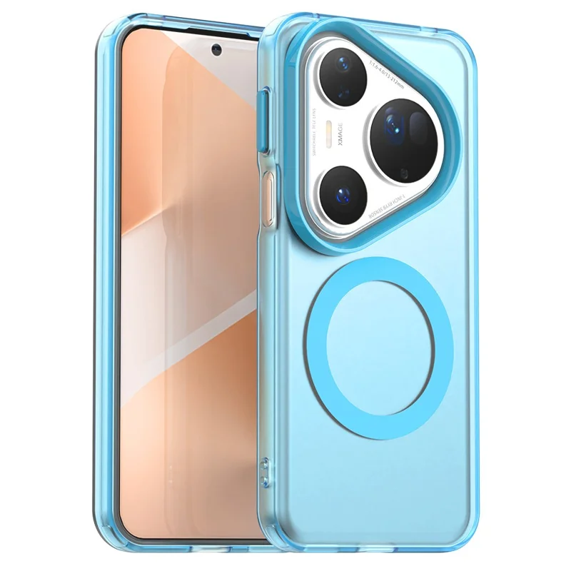 For Huawei Pura 80 Ultra Case Compatible with MagSafe Anti Drop Hybrid Phone Back Cover - Orange-Cellmalls