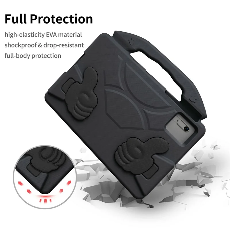 EVA Case For Xiaomi Redmi Pad 2  /  SE  /  Pad 6  /  5  /  Lenovo Tab M11  /  Xiaoxin Pad 11 2024  /  Samsung Galaxy Tab S10 FE  /  S9 FE  /  S9  /  S8  /  S7 - Black-Cellmalls