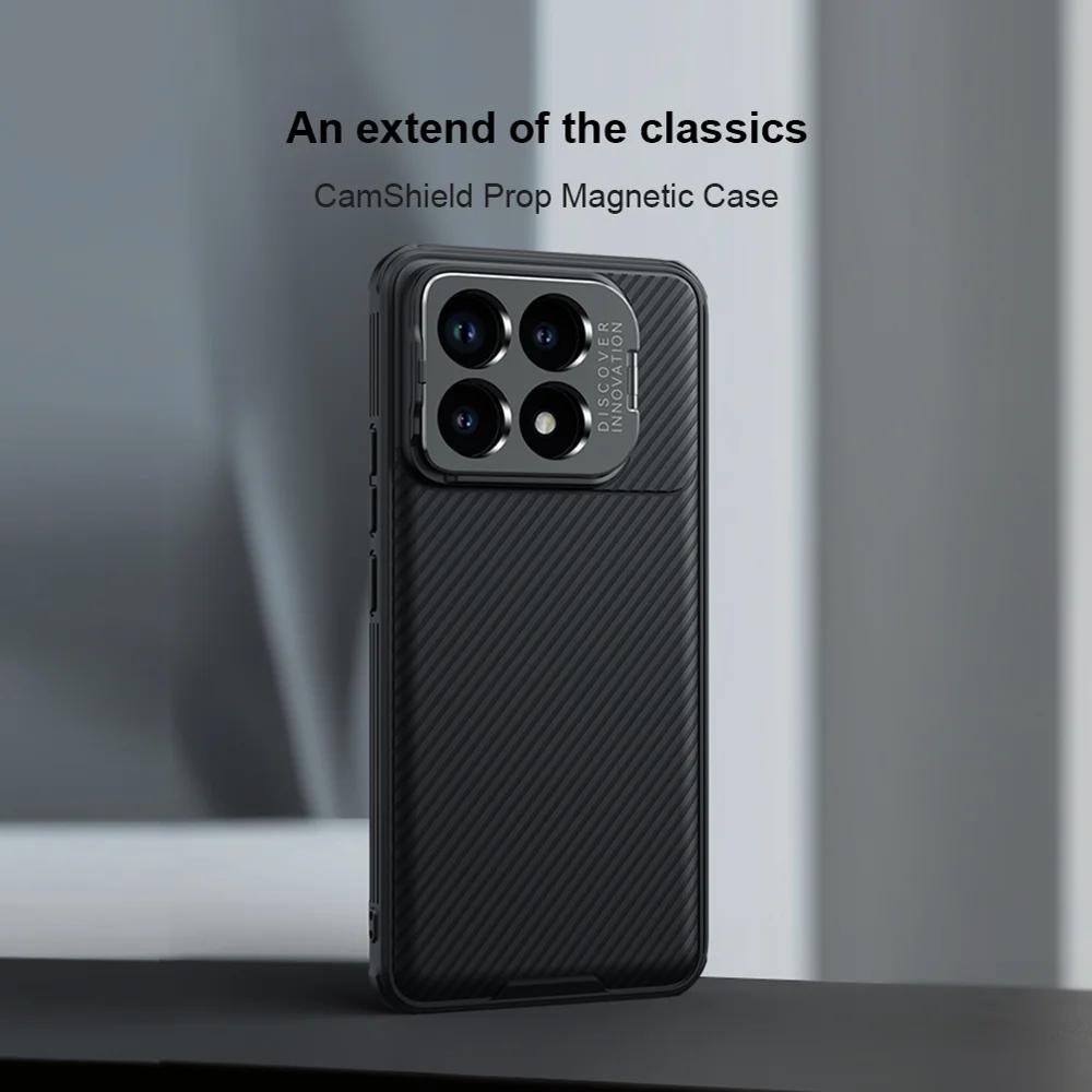 NILLKIN Camshield Prop Magnetic Series for Xiaomi Poco F6 Pro 5G / Redmi K70 5G / K70 Pro 5G Case Precise Cut-Out PC+TPU Shell - Green-Cellmalls