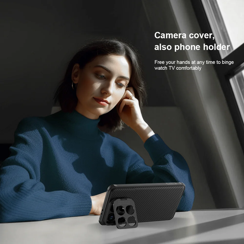 NILLKIN Camshield Prop Magnetic Series for Xiaomi Poco F6 Pro 5G / Redmi K70 5G / K70 Pro 5G Case Precise Cut-Out PC+TPU Shell - Green-Cellmalls