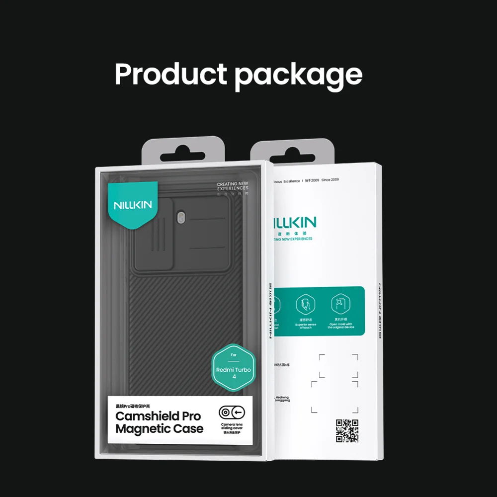 NILLKIN Camshield Pro for Xiaomi Redmi Turbo 4 5G Case Compatible with MagSafe TPU + PC Phone Cover with Slider Camera Lid-Cellmalls