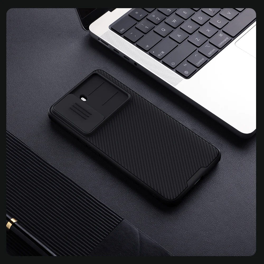 NILLKIN Camshield Pro for Xiaomi Redmi Turbo 4 5G Case Compatible with MagSafe TPU + PC Phone Cover with Slider Camera Lid-Cellmalls