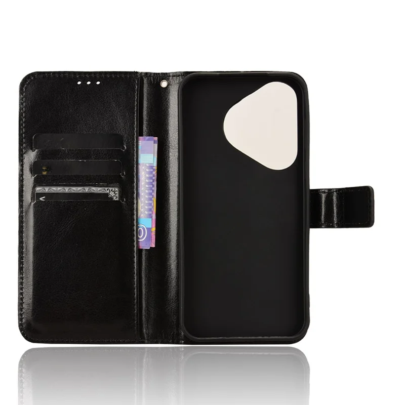 For Huawei Pura 70 Case Wallet Leather Cover Mobile Phone Accessories Wholesale - Black-Cellmalls