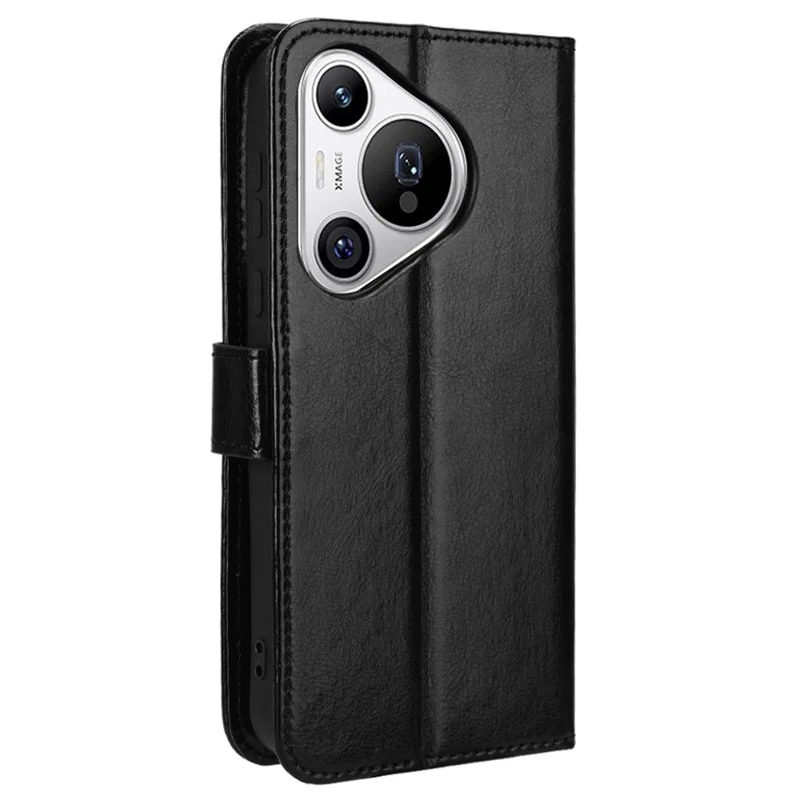 For Huawei Pura 70 Case Wallet Leather Cover Mobile Phone Accessories Wholesale - Black-Cellmalls