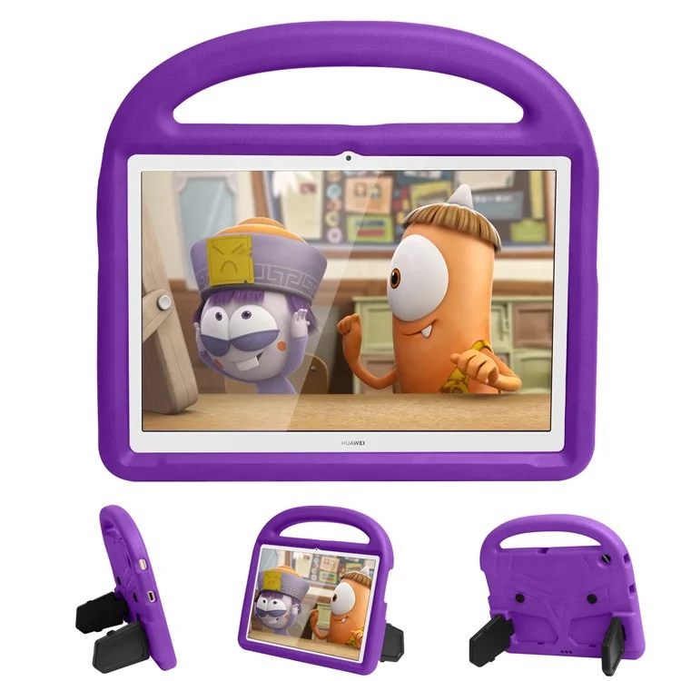 Sparrow Style Shockproof Kickstand EVA Tablet Case for Huawei MediaPad T3 10 - Red-Cellmalls