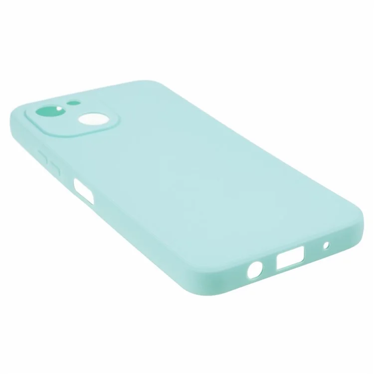 Straight Edge Phone Case for Huawei Maimang A20 , Precise Cutout Soft TPU Protective Cover - Light Green-Cellmalls