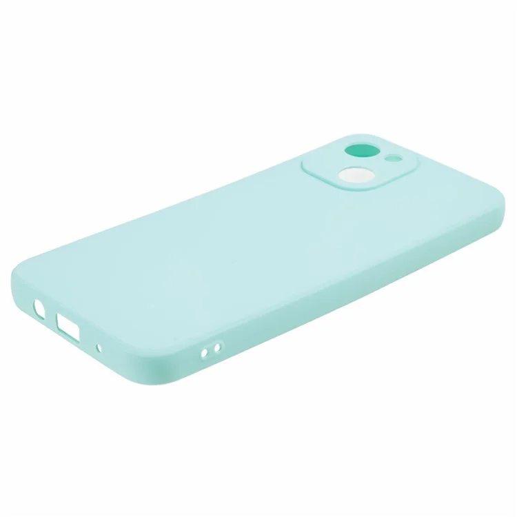 Straight Edge Phone Case for Huawei Maimang A20 , Precise Cutout Soft TPU Protective Cover - Light Green-Cellmalls